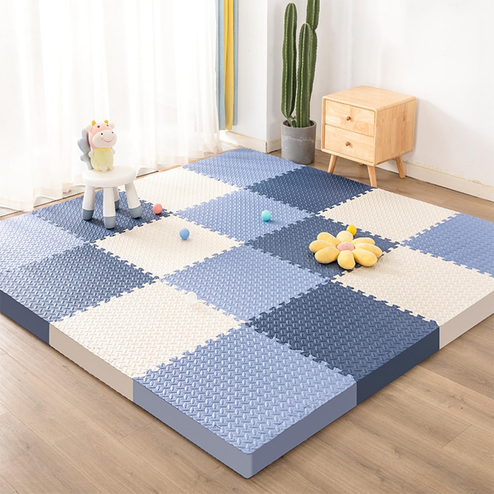 Amazon.co.jp: ジョイントマット 大判 60*60*1.0cm フロアマット